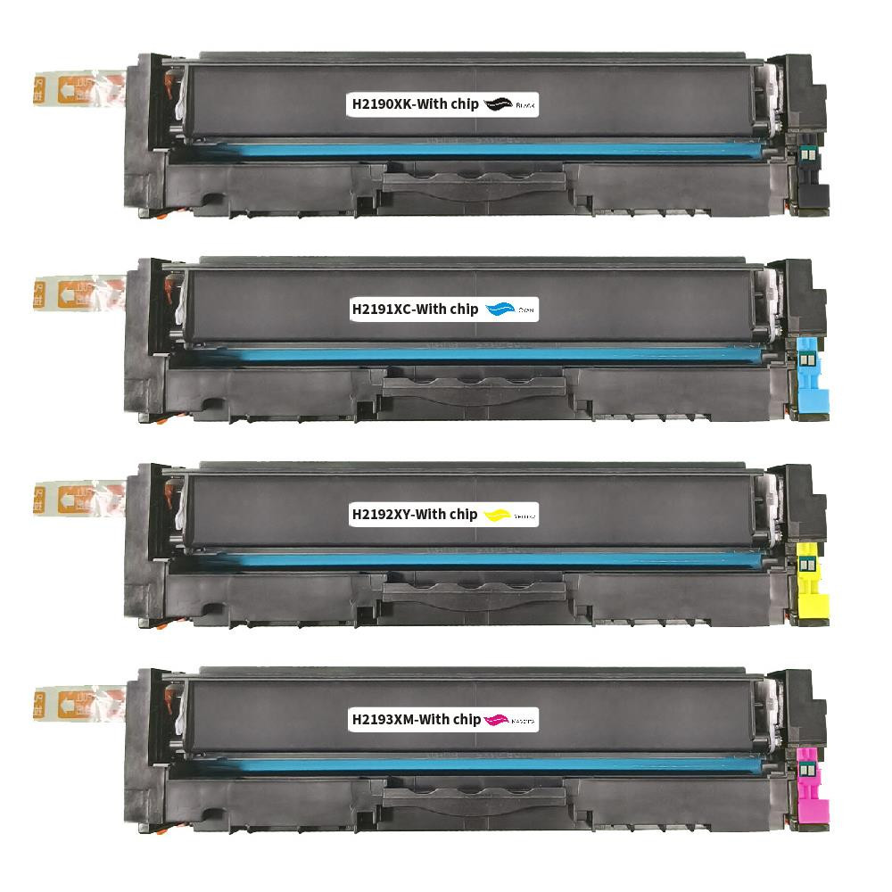 Compatible HP 219X Full Set of 4 Toner Cartridges